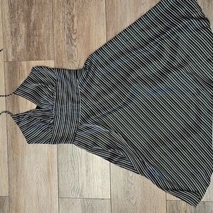 Alyn, Paige, Black, White, Halter, Dress, Wedding, Summer, Date, Travel, Shiney